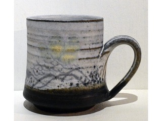 Cup with Green Flower by Charles Higa (1933-2012)