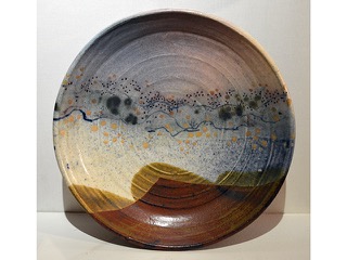 Large Round Platter #2019 by Charles  Higa (1933-2012)