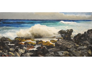 Seascape by Peter Hayward (1905-1993)