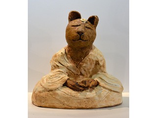 Holy Cat by Esther Nowell (1920-2025)