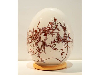 Quirky Egg by Tonia Moreno