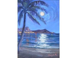 Hawaiian Moonlight III by Lynne Boyer