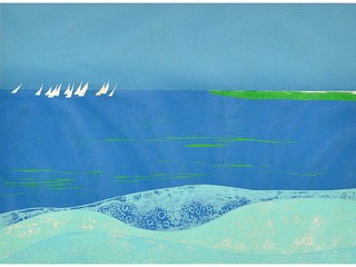 Sea Series - Sunday Sail 7/125-2 by Louis  Pohl (1915-1999)