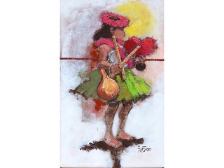 Keiki Hula by Alfred Furtado (1931-2012)