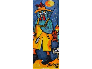 Rooster with Attitude 3 by Poor Lydia Chadick