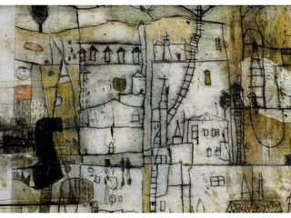 City of Ladders & Towers 1 by Paula Nokes