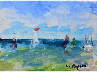 Boats at Play #2 by Carin Rapson
