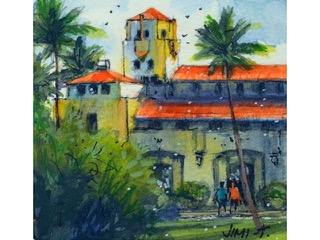Honolulu Hale by Jimmy Tablante