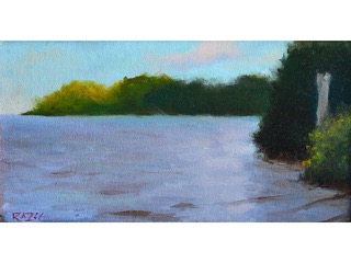 Sunset at Waiahole by Monte Razee