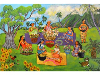 Lei Makers by Poor Lydia Chadick