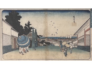 Kasumigaseki by Hiroshige Utagawa (1797-1858)