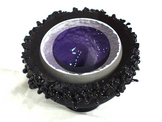 Optic Bowl (Purple) by Michael & Misato Mortara