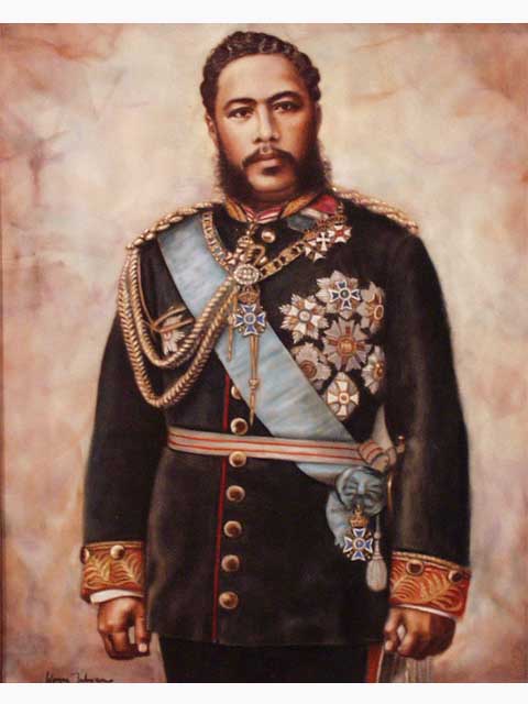 King Kalakaua by Wayne Takazono