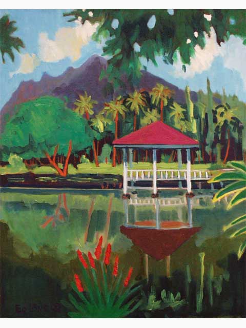 An Oahu Garden by Ed Lane