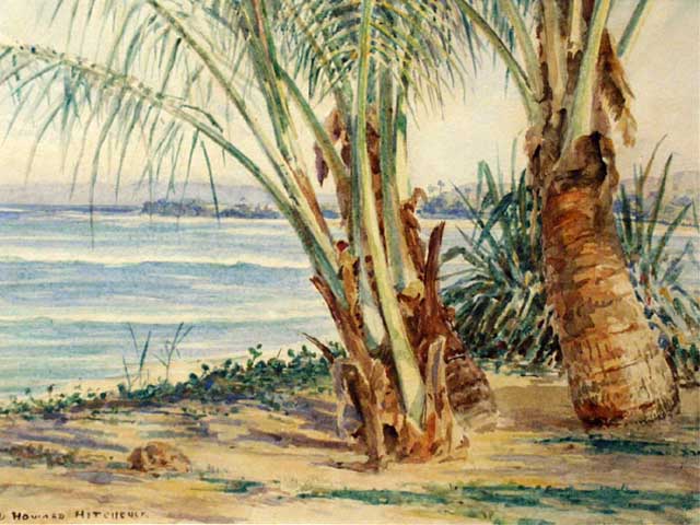 Untitled Watercolor by D. Howard Hitchcock (1861-1943)