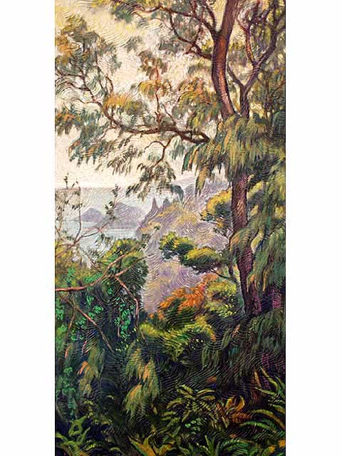 An Ironwood  Tree Near Pololu Overlook (An Island in Hawaii) by Arthur Johnsen (1952-2015)