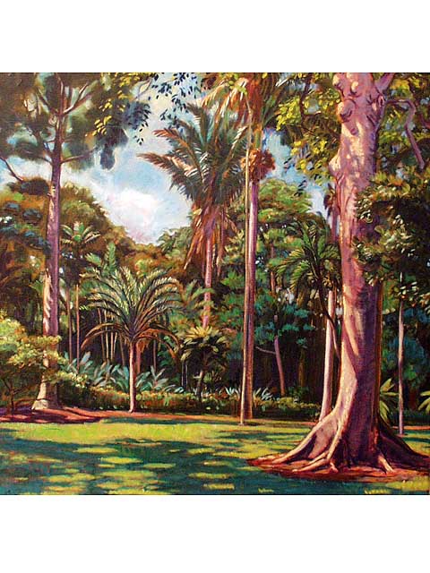 Mid Day At Foster Gardens by Arthur Johnsen (1952-2015)