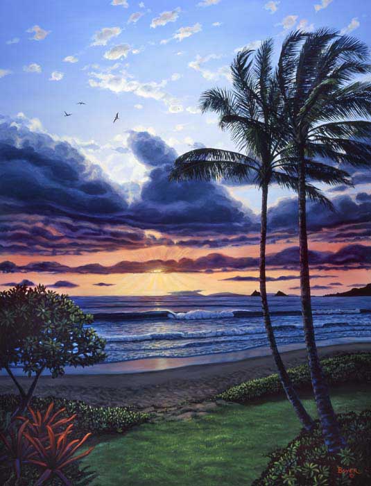 Kailua Bay Aglow by Lynne Boyer