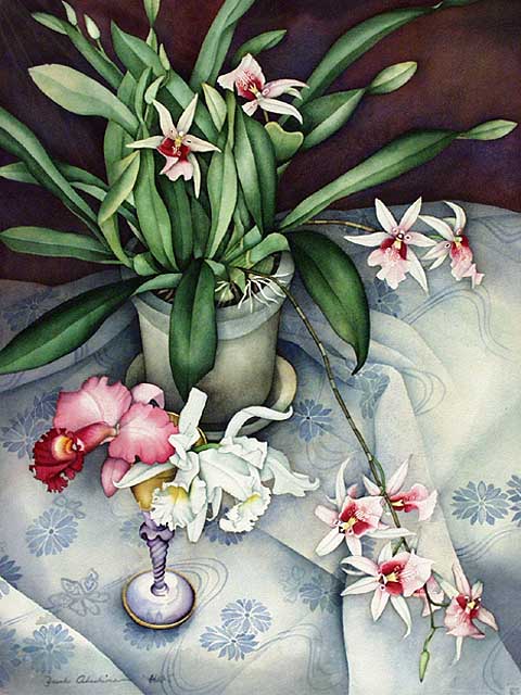 Orchid Still Life by Yasuko Abeshima