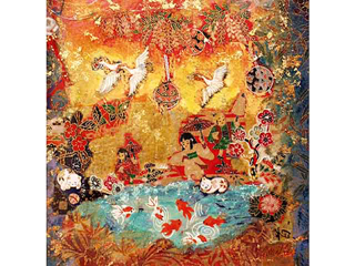 Happy Koi by Rosemary Miller