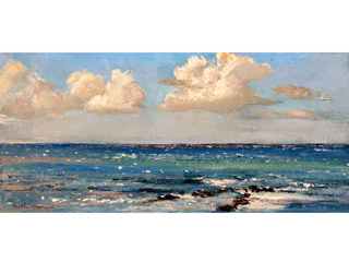 Punaluu Ocean by Peter Hayward (1905-1993)