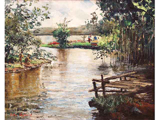 Kaneohe Stream by Peter  Hayward (1905-1993)