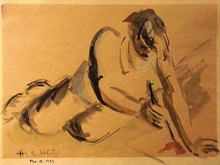 Untitled #1 (Self Portrait) by Hon Chew Hee (1906-1993)