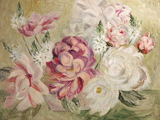 Floral--Peony #455 by Shirley Russell (1886-1985)