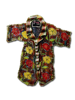 Hibiscus Aloha Shirt by Bernard  Moriaz