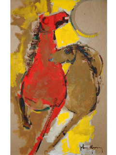2 Horses by John Young (1909-1997)