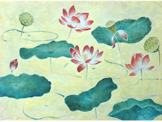 Patriotic Lotus I by Noe Tanigawa