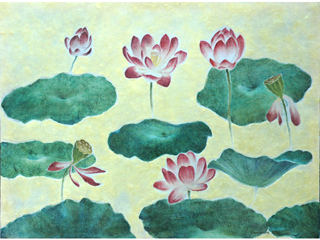 Patriotic Lotus II by Noe Tanigawa