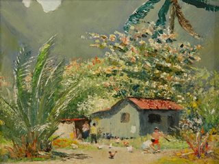 Plantation House in Valley by Peter Hayward (1905-1993)