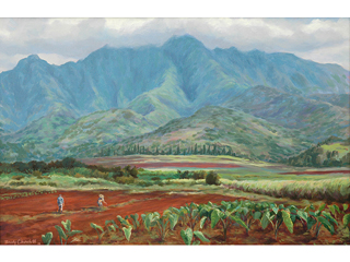Mt. Ka'ala from Waialua by Brady Churchill