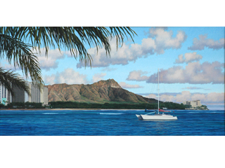 Waikiki Afternoon by Gary Reed (1948-2015)