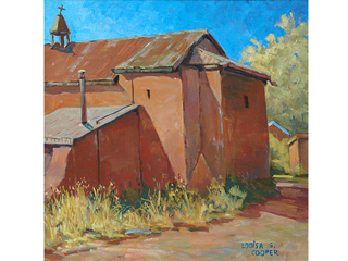 Rear of Church Near Taos by Louisa S. Cooper