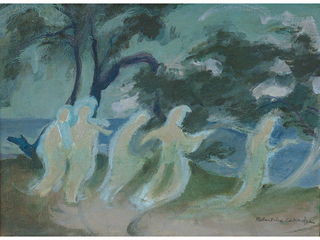 Night Marchers by Robert  Eskridge (1891-1975)