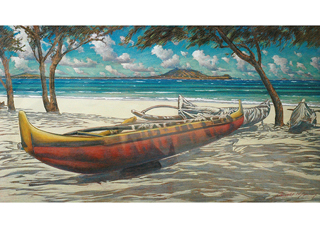 Kailua Beach Park by Russell Lowrey Giclees