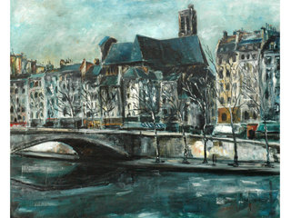 Paris Along the Seine by Guy Buffet