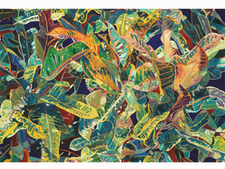 Croton Puzzle by Fabienne Blanc