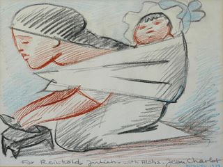 Mother and Child by Jean Charlot (1898-1979)