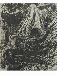 Garlanding the Great Net by Juliette May Fraser (1883-1983)