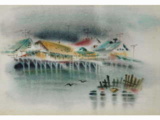Harbor by Hon Chew Hee (1906-1993)