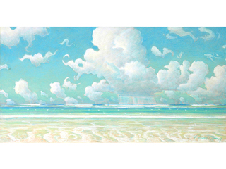 Seascape with Clouds by Russell Lowrey
