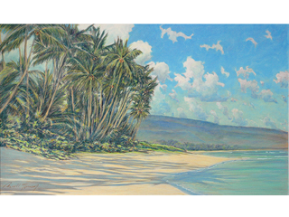 Kahala Beach by Russell Lowrey