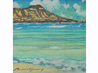 Waikiki Shore Break by Russell Lowrey