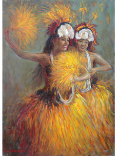 Tahitian Dancer by Victor  Gao