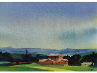 Provençal Skies III by Roger Whitlock