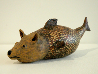 Golden Rat Dog fish by May Izumi