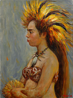 Tahitian Girl by Victor  Gao